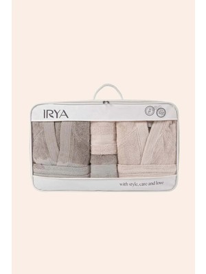 İrya Mısır %100 Mısır Pamuğu 6 Parça Aile Seti S/m - L/xl