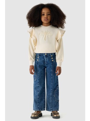 Tyess Kız Çocuk Denim Pantolon