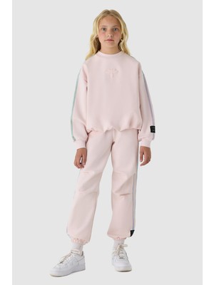 Tyess Kız Çocuk Pembe Sweatshirt