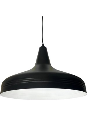 Cata CT-8304 Dekoratif Sarkıt Avize Siyah Beyaz E27 Duy 35 cm Modern Tavan Aydınlatma