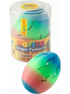 Gees Global Çılgın Yumurta 3D Baskılı