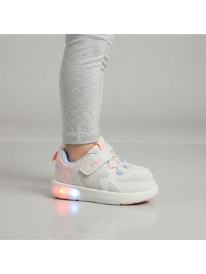 Vicco Işıklı Hafif Ortopedik Iç Taban Ayak Destekli Rahat/konforlu Fileli Çocuk Sneaker Spor Ayakkabı