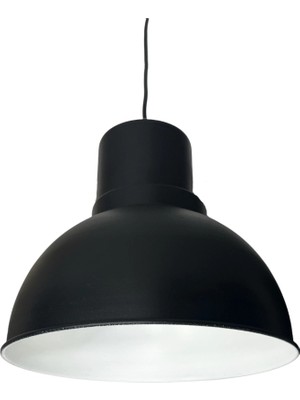 Cata CT-8305 Dekoratif Sarkıt Avize Siyah Beyaz E27 Duy 27 cm Modern Tavan Aydınlatma