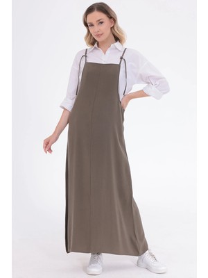 Mega Life Ortadan Dikişli Rayon Tencel Askılı Jile