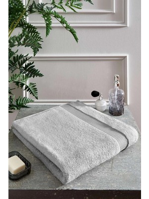Özdilek -Woven Gri- Süper Yumuşak Büyük Boy Banyo Havlusu (90X150)