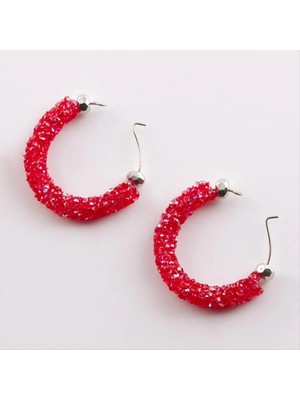 Gees Global Swarovski Fitil Küpe