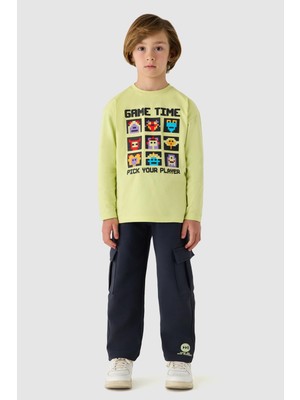 NBT Jeans Erkek Çocuk Yeşil Tshirt