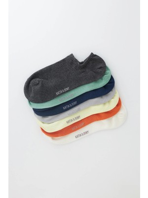 Bony Socks Çok Renkli 7'li Patik Çorap