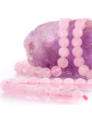 Gees Global Pembe Kuvars Taşı Parlak 10 mm