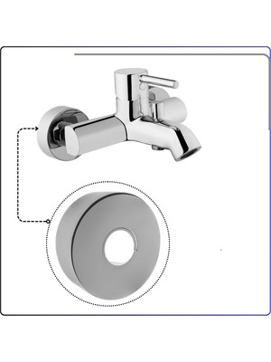 A2435501YP Artema-Banyo Bataryası Rozet-Ø75 mm