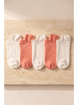 Bony Socks Kadın 5'li Sürpriz Paket Step Çorap Çok Renkli