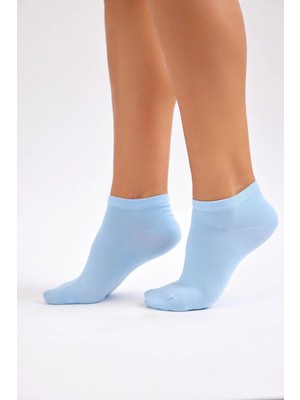 Bony Socks Kadın Pamuklu Patik Çorap Açık Mavi