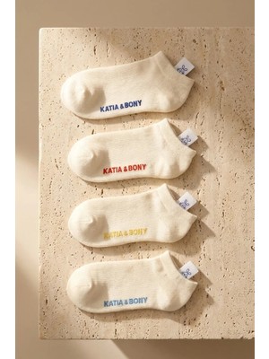 Bony Socks Çocuk Aksesuarlı 4'lü Paket Step Çorap