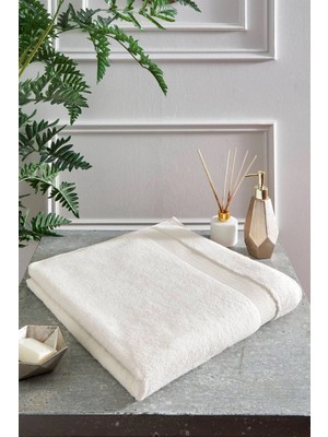 Özdilek -Woven Krem- Süper Yumuşak Büyük Boy Banyo Havlusu (90X150)