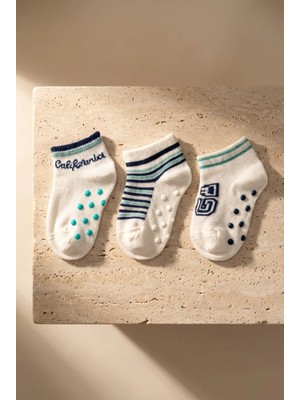 Bony Socks Bebek 3'lü California Step Çorap