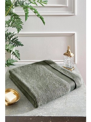 Özdilek -Woven Yeşil- Süper Yumuşak Büyük Boy Banyo Havlusu (90X150)