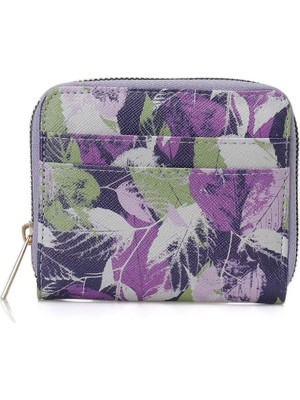 Butigo Cüzdan Kadın Mor Patterned Emıly