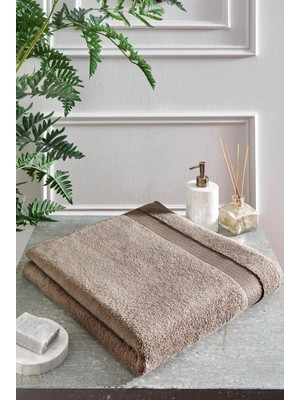 Özdilek -Woven Bej- Süper Yumuşak Büyük Boy Banyo Havlusu (90X150)