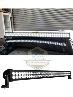Otokap Universal 112 cm Off Road LED Bar Dikdörtgen 240W 12V 24V Kamyon Tır Traktör Çekici Iş Makinesi LED Aydınlatma