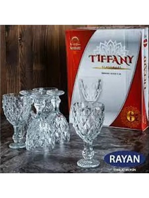 İlk El Grup Tiffany 6'lı Lüx Ayaklı Bardak -82628