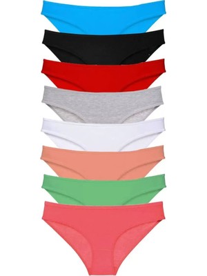 İlk El Grup 8 Adet Süper Eko Set Likralı Kadın Slip Külot Set 6