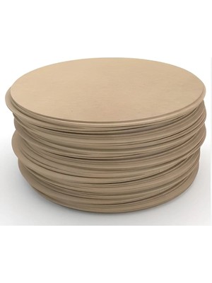 Empressco 30 cm 6 Adet Naturel Ahşap Supla Tahtası Ham, Beyaz ve Ahşap Mdf Ahşap