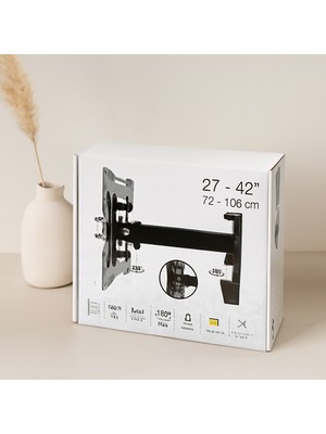 İlk El Grup Hareketli Tv Duvar Askısı 27-42 Inç 20KG 180°