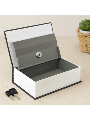 İlk El Grup Kilitli Kitap Modeli Kumbara - Küçük 114X80X45 mm