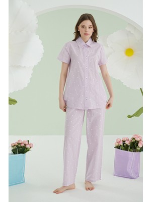 NBB Kalpli Önden Düğmeli Pijama Takım 68213