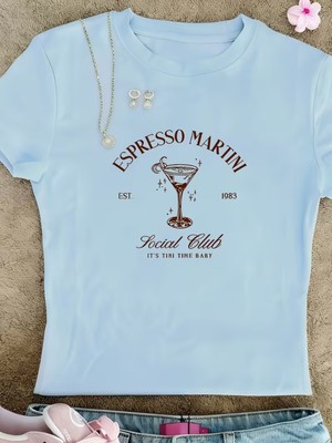Touz Kemer Boy Espresso Martini Crop Bluz