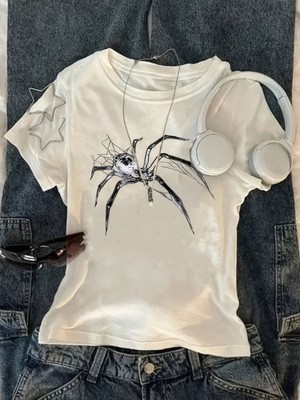 Touz Kemer Boy Gothic Spider Crop Bluz