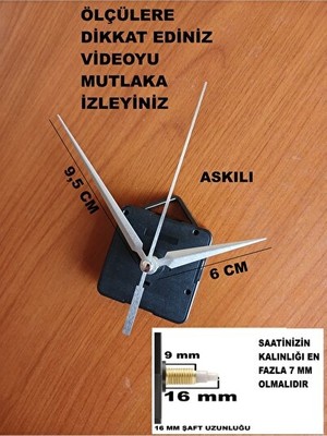 Lusenne Duvar Saati: Sessiz Çalışı Saat Mekanizması, Dayanıklı ve Güvenilir Performans