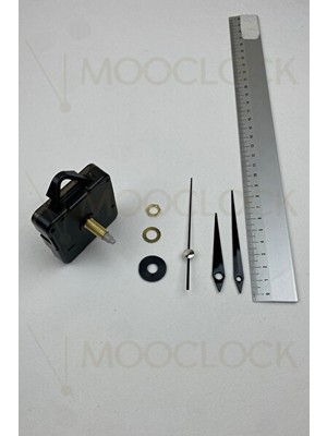 Lusenne Duvar Saati: Sessiz Akar Mekanizmalı , 22 mm Şaft ve Kısa Askı