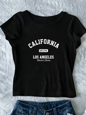 Touz Kemer Boy California Est 1776 Crop Bluz