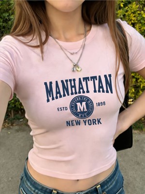 Touz Kemer Boy Manhattan Crop Bluz