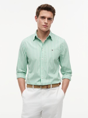 Tommy Hilfiger Flex Poplın Seasonal Strıpe Sht