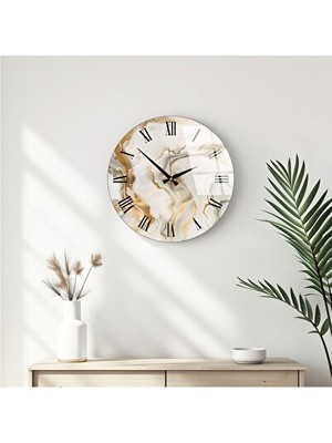 Lusenne Duvar Saati: Modern Tasarımlı Cam , Şık ve Minimalist
