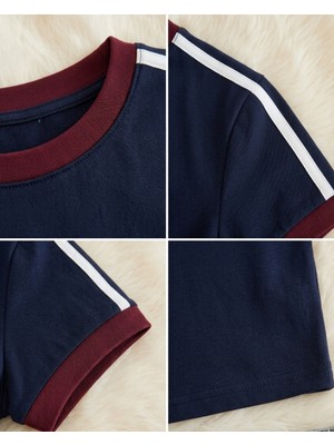 Touz Style Icon Baskılı Crop Bluz
