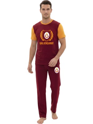 Jenika Orijinal Lisanslı Erkek Sıfır Yaka Pijama Takım