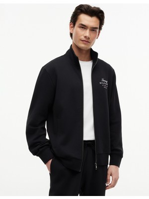 Tommy Hilfiger Scrıpt Stack Fz Stand Collar