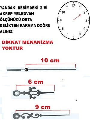 Lusenne Duvar Saati: Metal Mekanizmalı Akrep ve Yelkovan Seti ile Kolay Takip