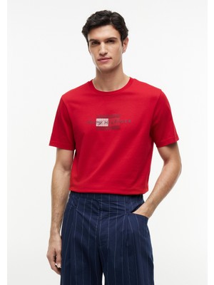 Tommy Hilfiger Scrıpt Flag Regular Tee