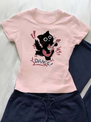 Touz Kemer Boy Cat's Dance Crop Bluz