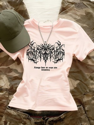 Touz Kemer Boy Always Have Gothic Crop Bluz