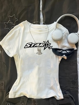 Touz Kemer Boy Star Design Crop Bluz
