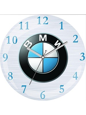 Lusenne Duvar Saati: Bmw Logo Temalı 30 cm Sessiz Akar