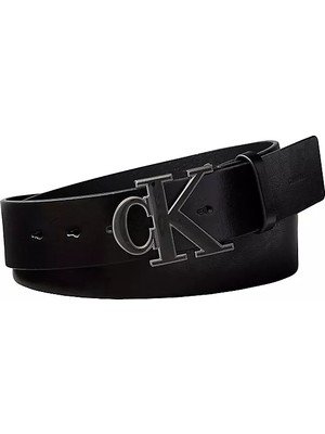 Calvin Klein Erkek Marka Logolu Deri Ayarlanabilir Siyah Kemer LV04D7150G-WCA