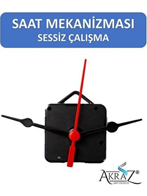Lusenne Duvar Saati: Okul ve Sınıf Için Uygun Duvar Saat Mekanizması - Kolay Kullanım