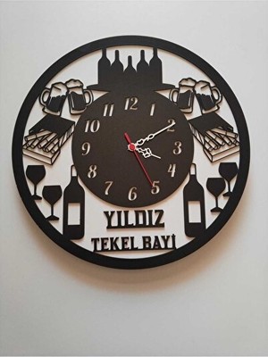 Lusenne Duvar Saati: Iş Yerine Özel, Kişiye Özel Isim Yazılı