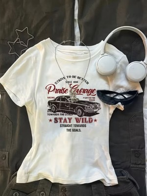 Touz Kemer Boy Stay Wild Paradise Crop Bluz
